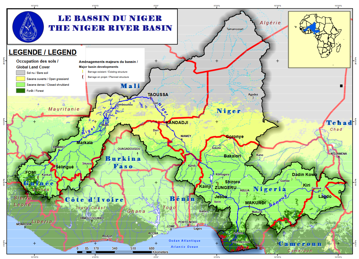 carte bassin niger